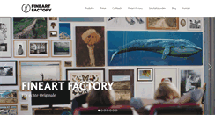 Desktop Screenshot of fineart-factory.com